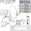 Bristan Monza Easyfit Sink Mixer Kitchen Tap Spares